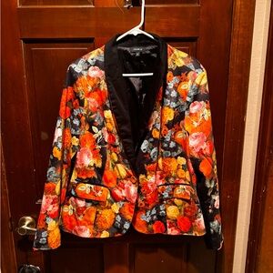 Torrid Fall Multicolor Floral Blazer 18/20